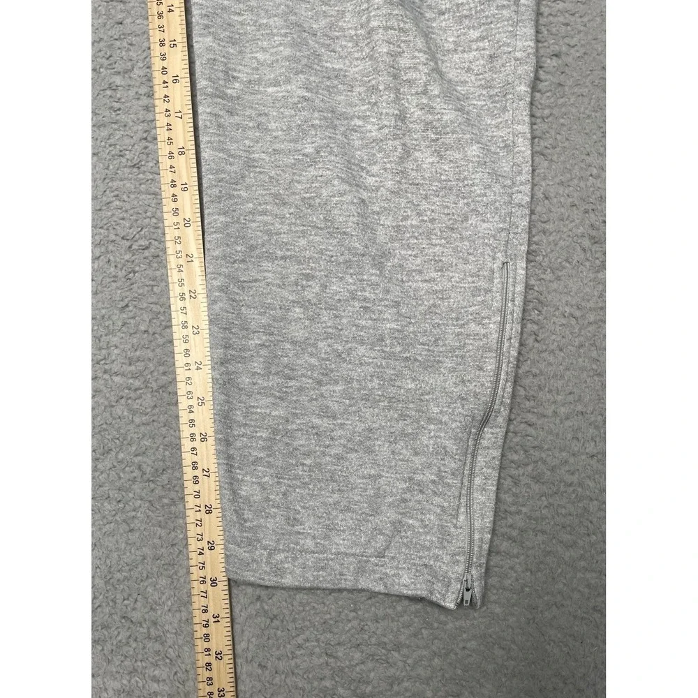 Vintage Reebok Sport Grey Sweatpants Mens‎ Large 1/4 Bottom Zip Loose Fit Active